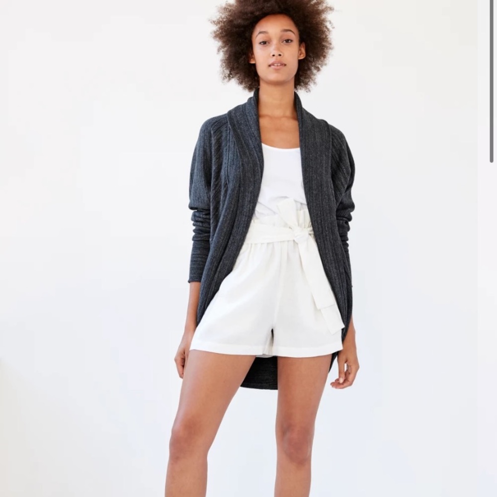 Aritzia Wilfred Diderot sweater cardigan S Black